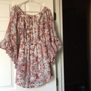 Floral print dress